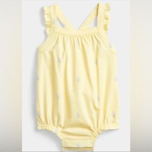 Baby Gap Girls Flutter Sleeve Ice Cream Popsicle Sleeveless Onesie. 6-12 Months.
